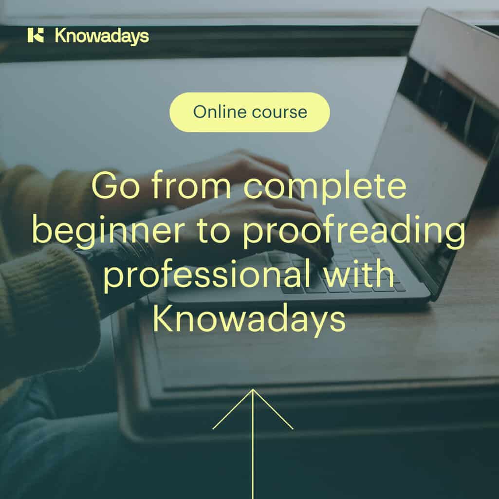 BAP - Go from complete beginner to proofreading professional with Knowadays