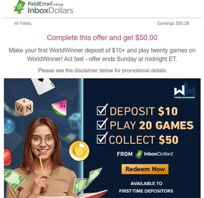 Inboxdollars paid email play games