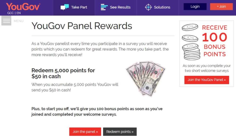 YouGov rewards